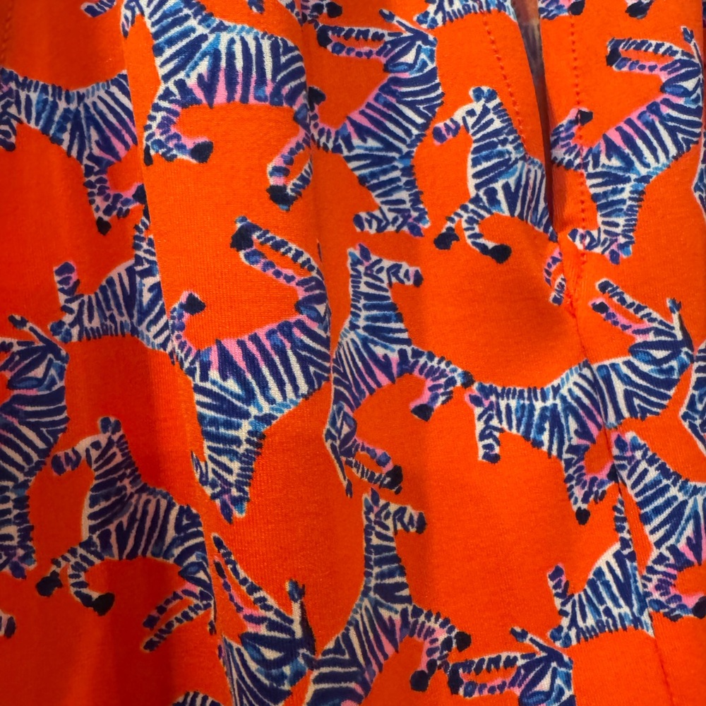Lilly Pulitzer Halter top zebra Patterned Blouse size M - Picture 4 of 5